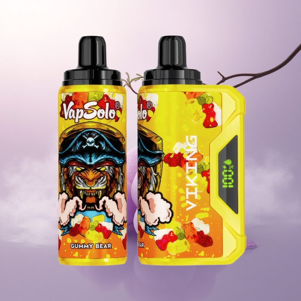 VapSolo VIKING 12000 Puffs Gummy Bjørn 22ml Type-C 20mg Nikotin
