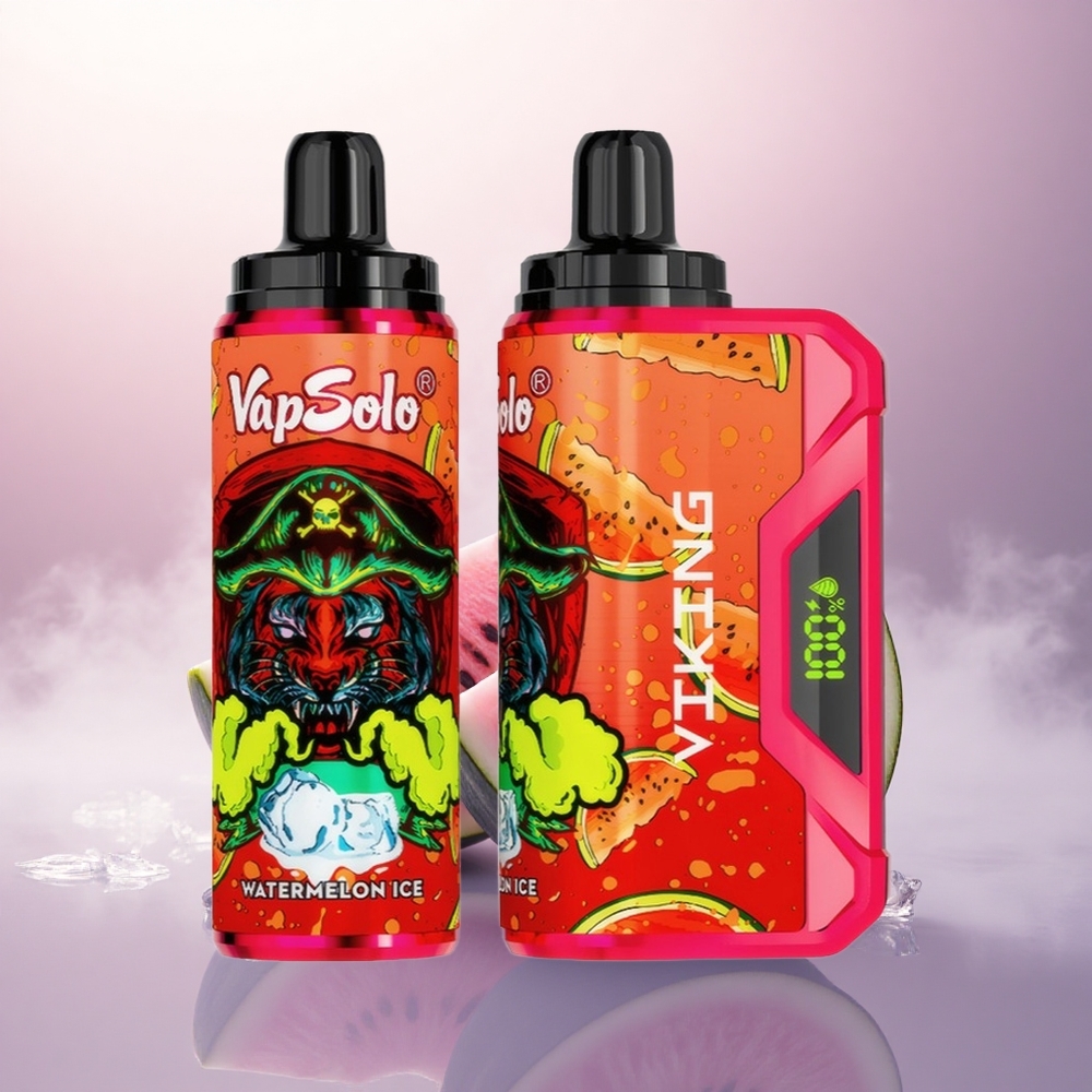 VapSolo VIKING 12000 Puffs Vannmelonis med 20 mg/ml nikotin og Type-C-lading