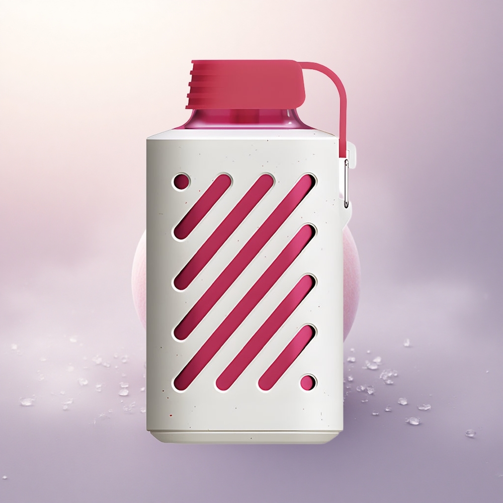 VOZOL GEAR 10000 Puffs Fersken Is med VAMT Mesh Coil og 500mAh Batteri