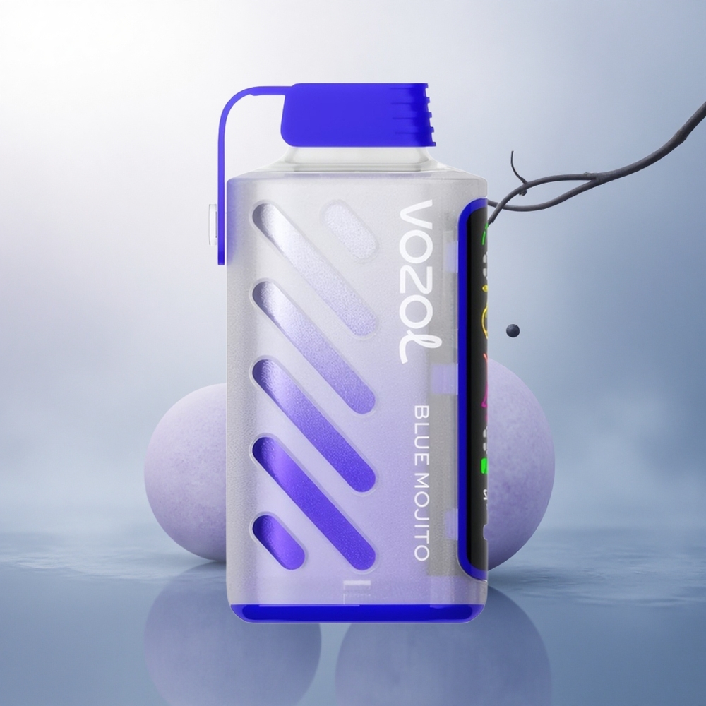 VOZOL Gear Power 20000 Puffs Blå Mojito Dual Mesh Full Skjerm 20mL Nikotin 5%