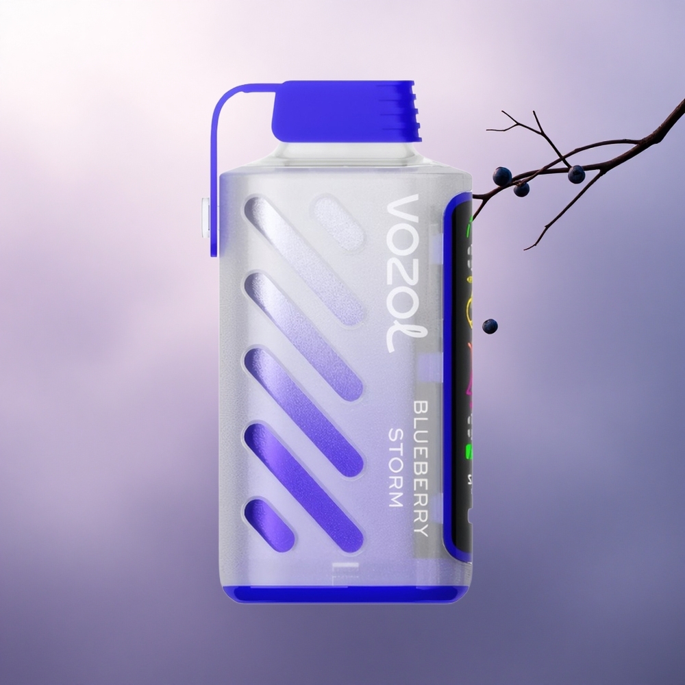 VOZOL Gear Power 20000 Puffs Blåbær Storm Dual Mesh Full Skjerm