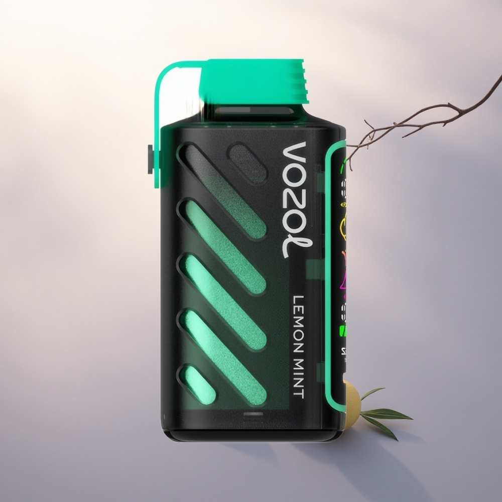 VOZOL Gear Power 20000 Puffs Sitrus Mynte Dual Mesh Full Skjerm 20mL 5% Nikotin