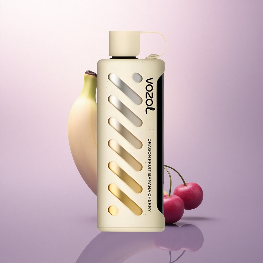 VOZOL Gear Shisha 25000 Puffs Dragenfrukt Banan Kirsebær Dual Mesh 1000mAh