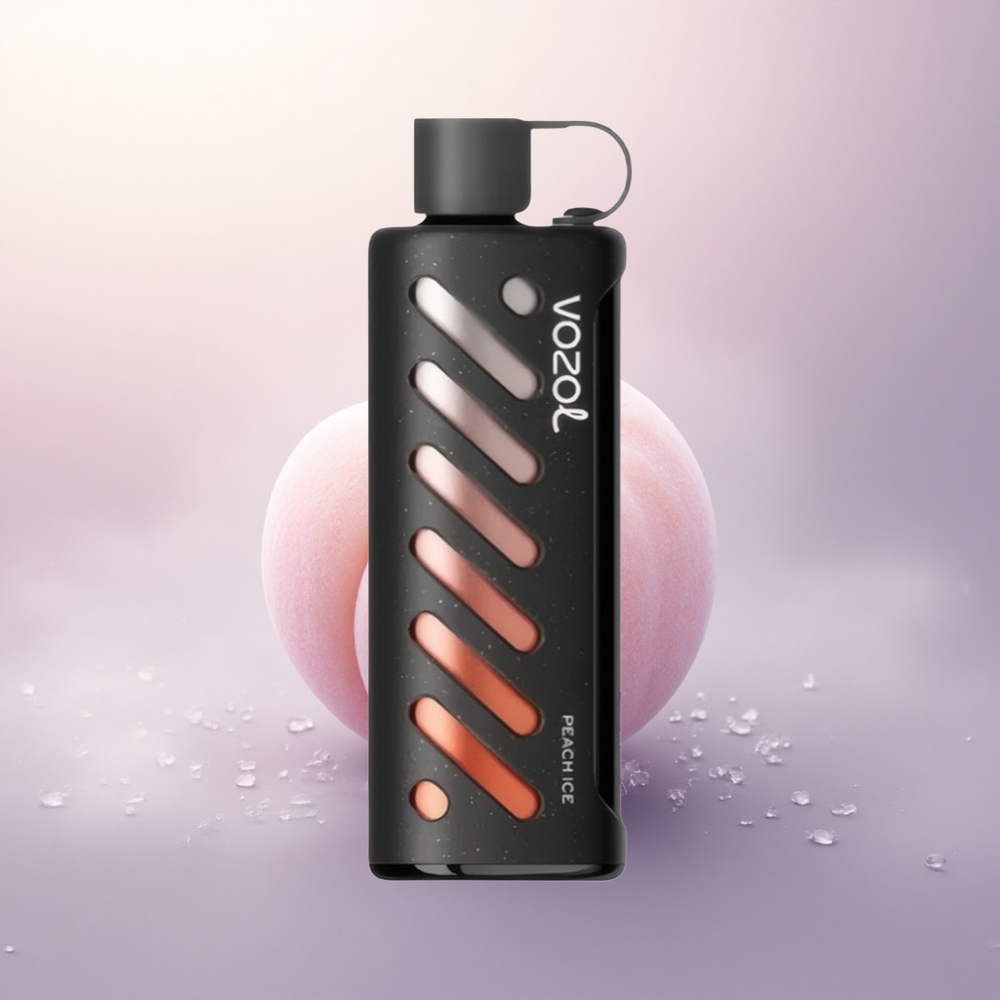 VOZOL Gear Shisha 25000 Puffs Fersken Is med 5mg/ml nikotin og 1000mAh