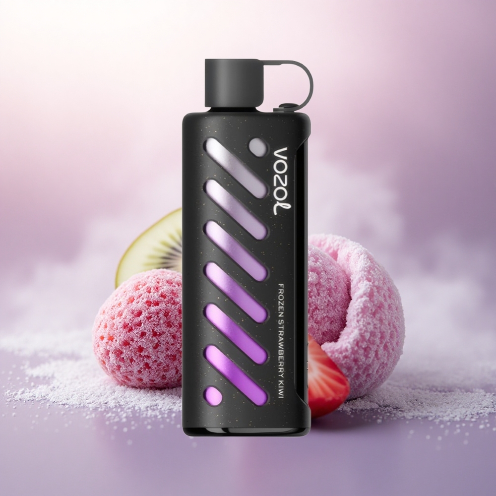 VOZOL Gear Shisha 25000 Puffs Fryst Jordbær Kiwi med 1000mAh og 5mg/ml Nikotin