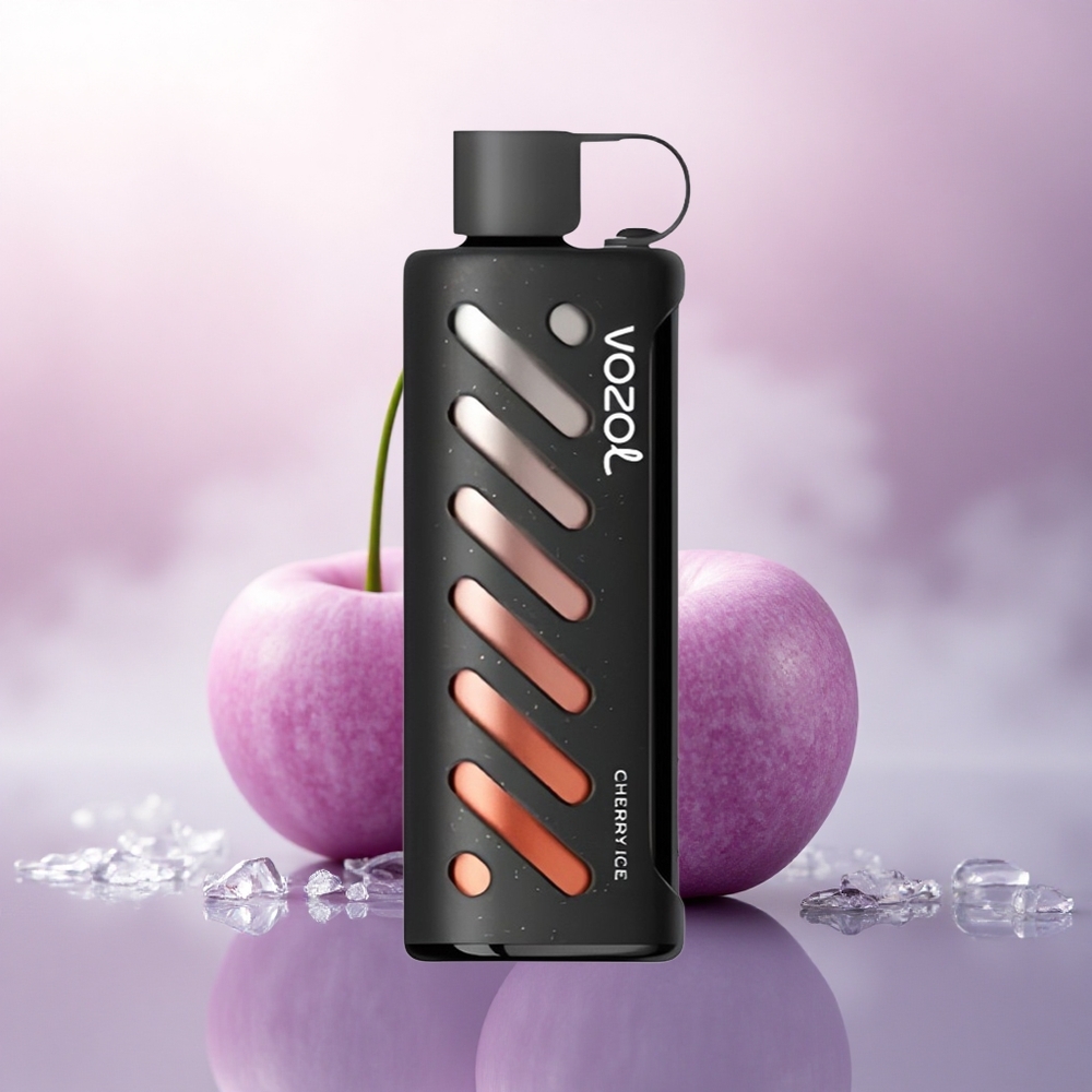 VOZOL Gear Shisha 25000 Puffs Kirsebær Is Dual Mesh 5mg/ml nikotin
