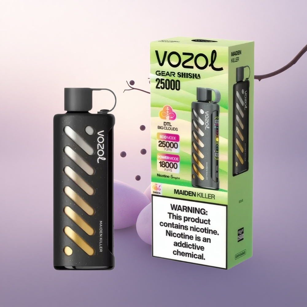 VOZOL Gear Shisha 25000 Puffs Møydraper Silikonechip 1000mAh