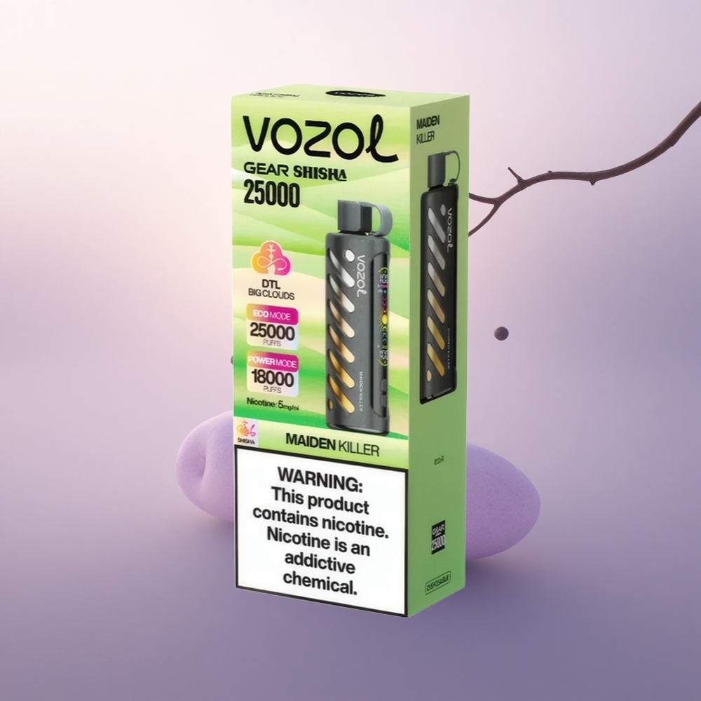 VOZOL Gear Shisha 25000 Puffs Møydraper Silikonechip 1000mAh
