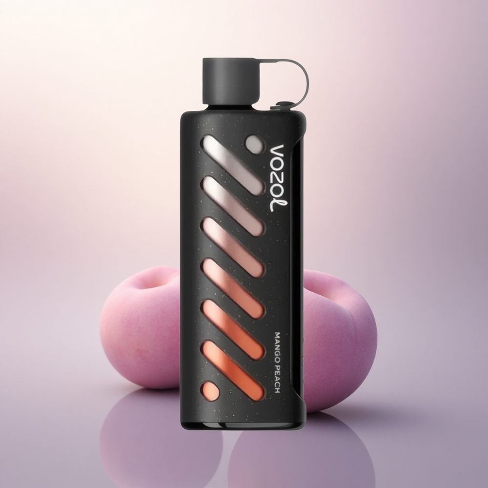 VOZOL Gear Shisha 25000 Puffs Mango Fersken Dual Mesh 1000mAh