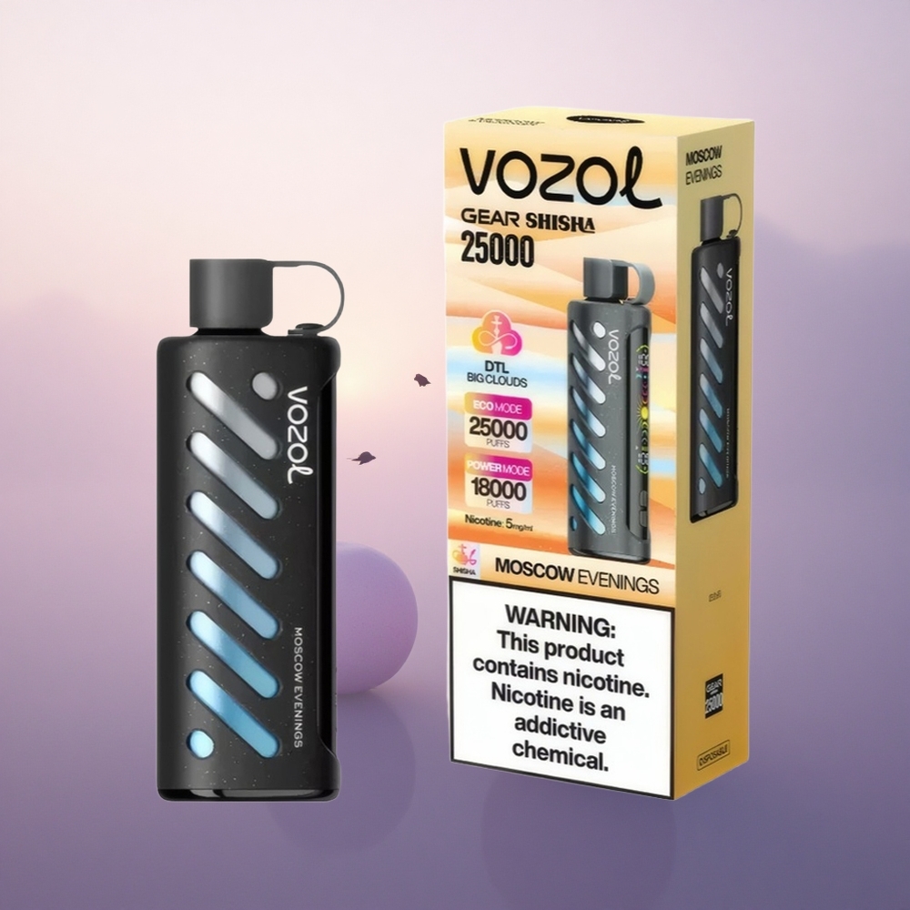 VOZOL Gear Shisha 25000 Puffs Oslo Kvelder Dual Mesh 1000mAh