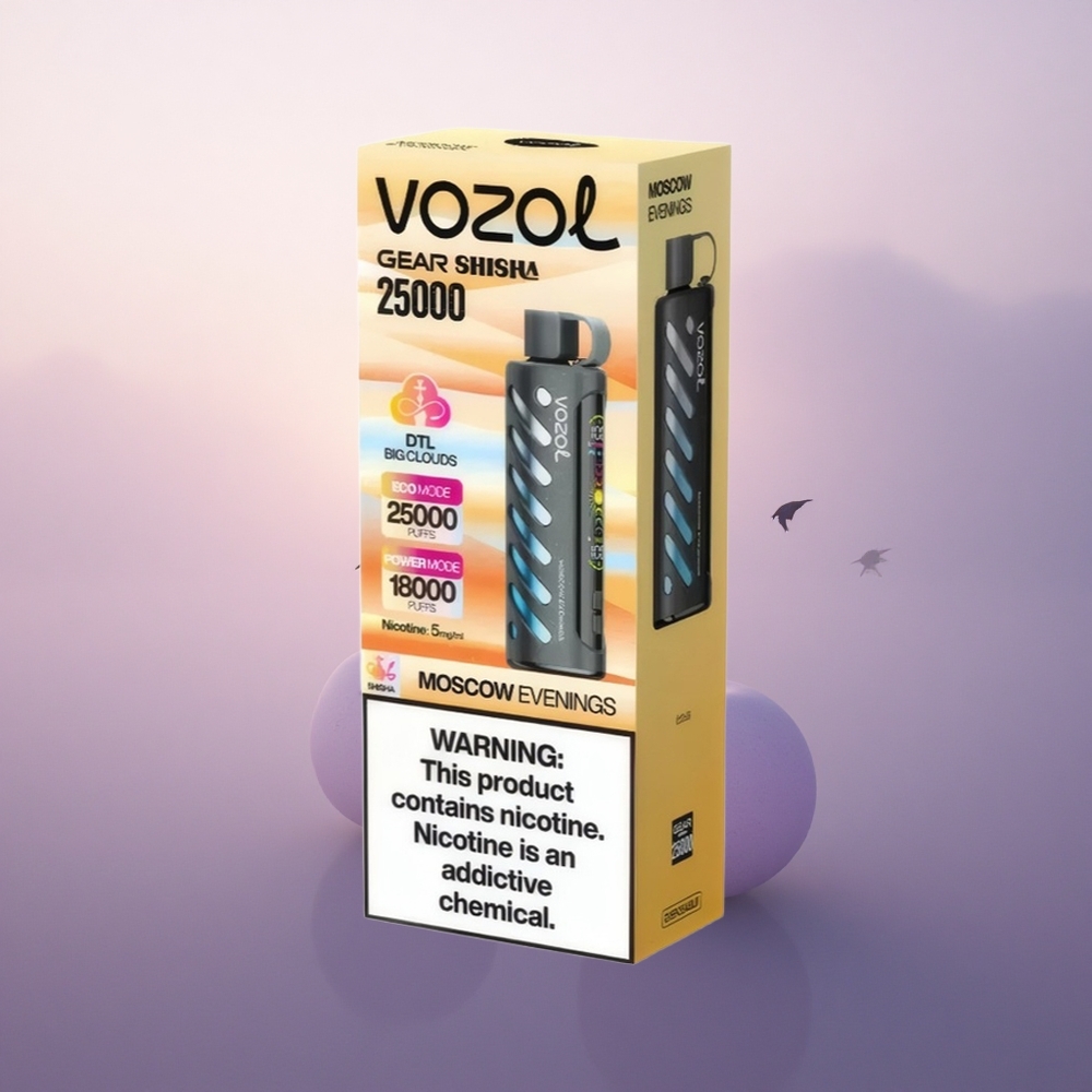 VOZOL Gear Shisha 25000 Puffs Oslo Kvelder Dual Mesh 1000mAh