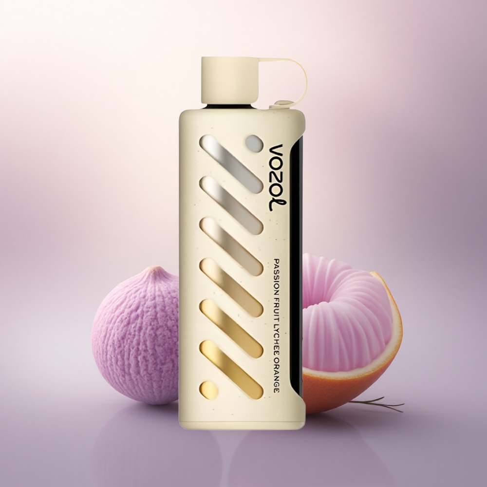 VOZOL Gear Shisha 25000 Puffs Passionsfrukt Litchi Appelsin Dual Mesh 1000mAh