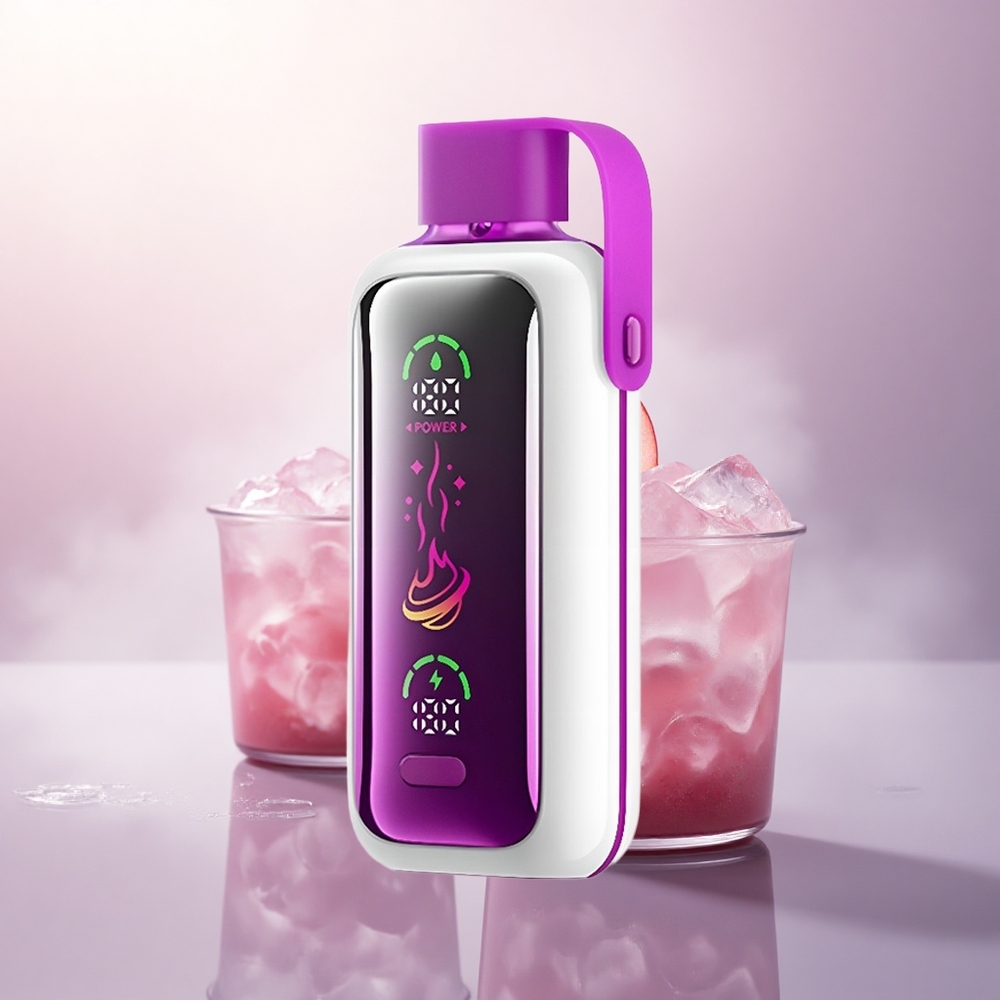 VOZOL Star 20000 Puffs Juice Peach Is med 650mAh og dual mesh