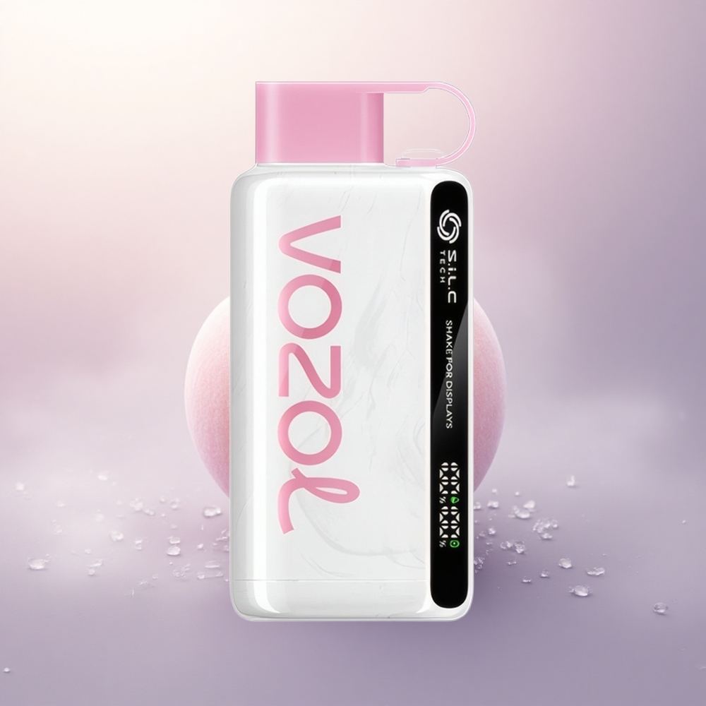 VOZOL STAR 9000/12000 Puffs Fersken Is med 650mAh og rask lading