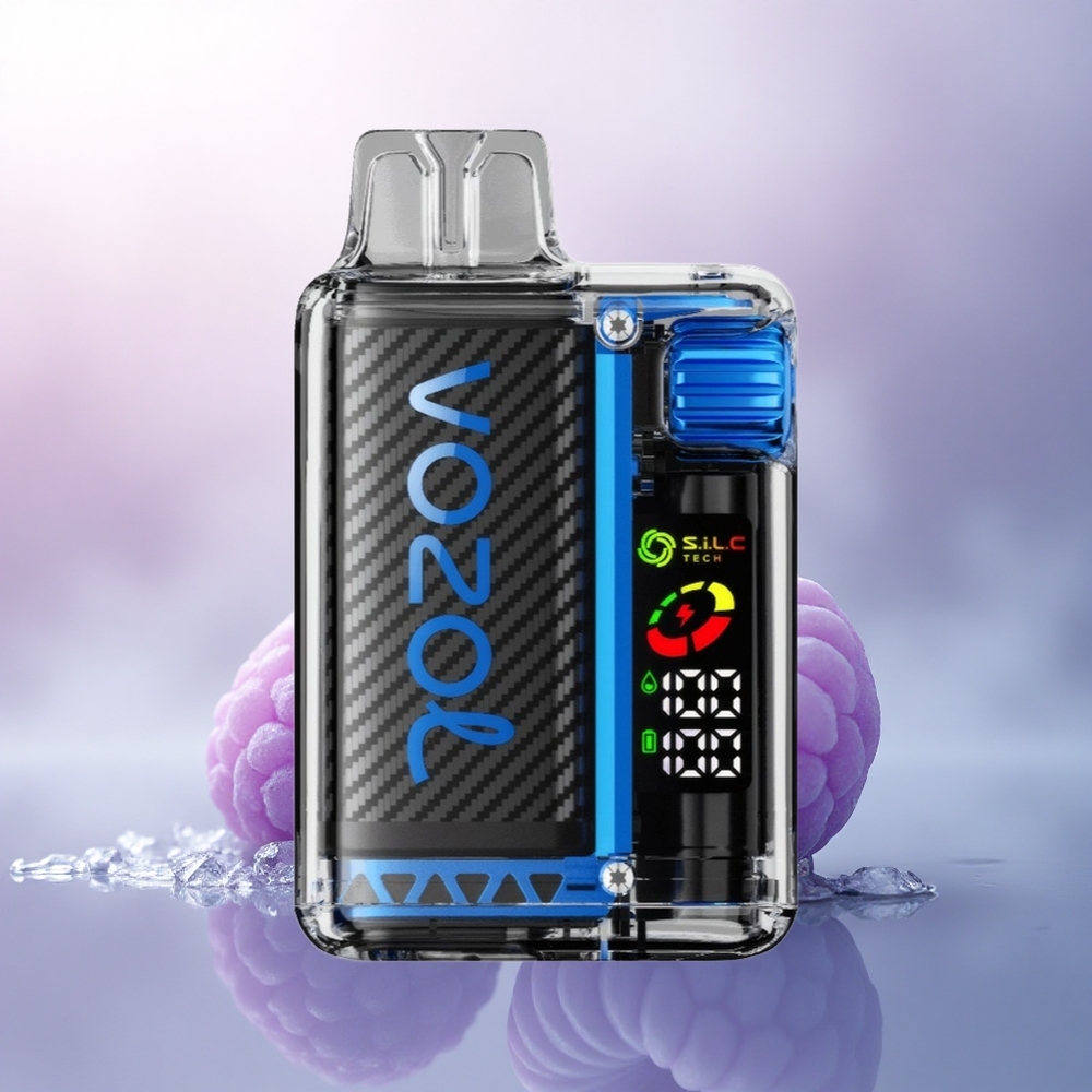 VOZOL Vista 20000 Puffs Blå Bringebær Is med 650mAh og 2% nikotin